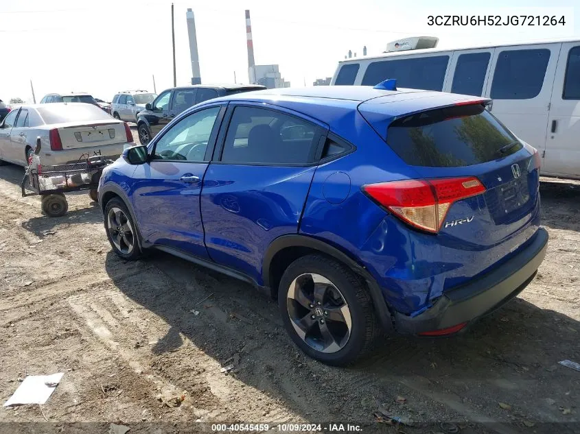 2018 Honda Hr-V Ex VIN: 3CZRU6H52JG721264 Lot: 40545459