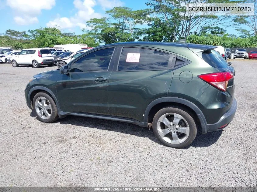 2018 Honda Hr-V Lx VIN: 3CZRU5H33JM710283 Lot: 40613265