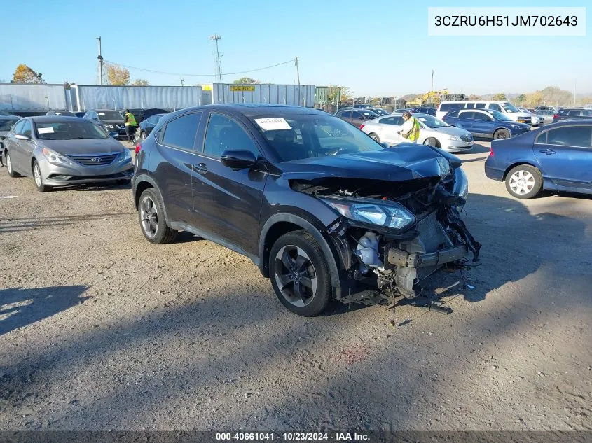 3CZRU6H51JM702643 2018 Honda Hr-V Ex