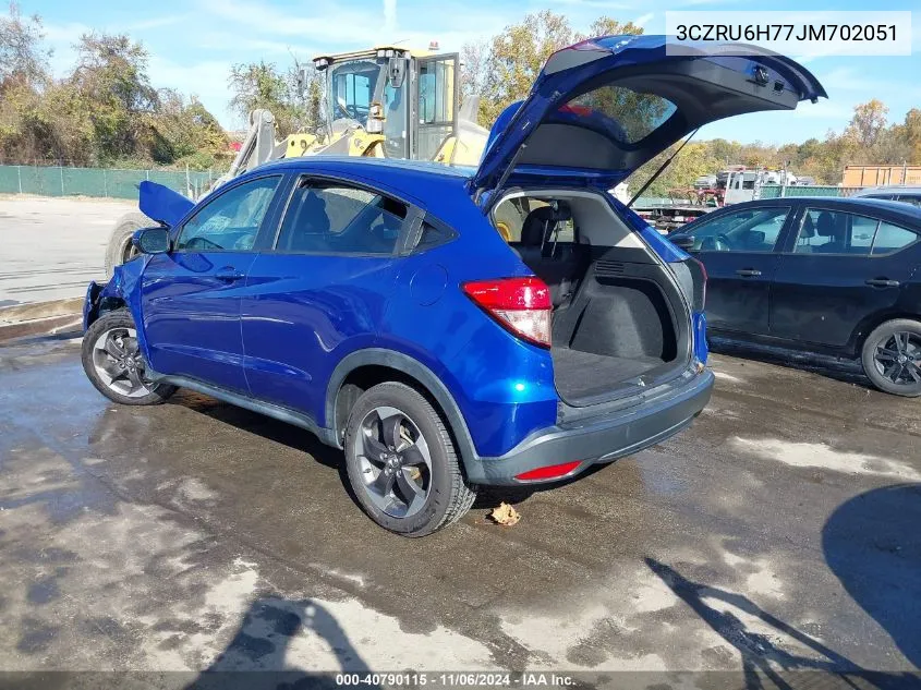 2018 Honda Hr-V Ex-L VIN: 3CZRU6H77JM702051 Lot: 40790115