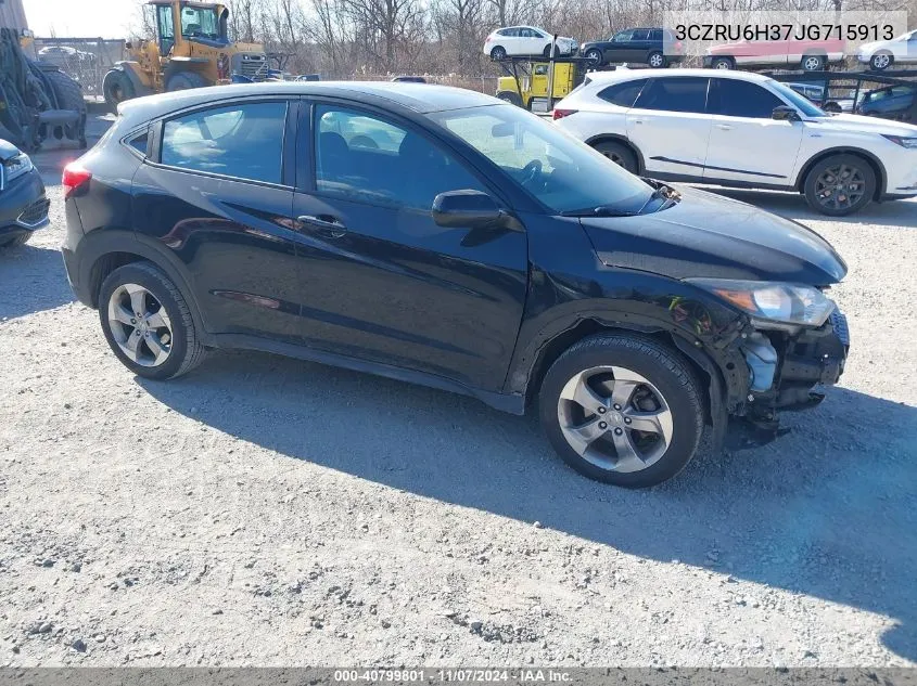 2018 Honda Hr-V Lx VIN: 3CZRU6H37JG715913 Lot: 40799801