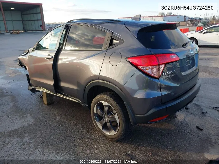 2018 Honda Hr-V Ex VIN: 3CZRU6H54JG724280 Lot: 40800223