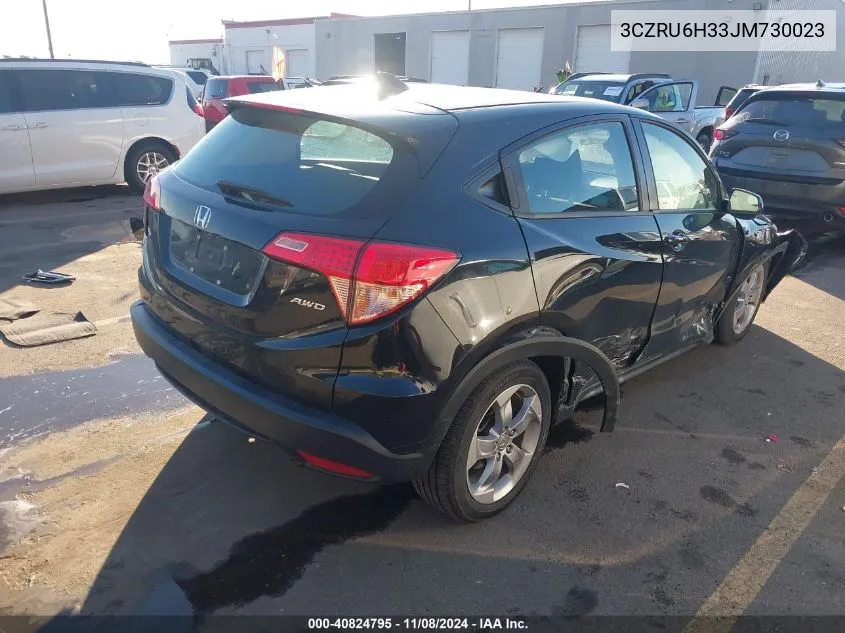 2018 Honda Hr-V Lx VIN: 3CZRU6H33JM730023 Lot: 40824795