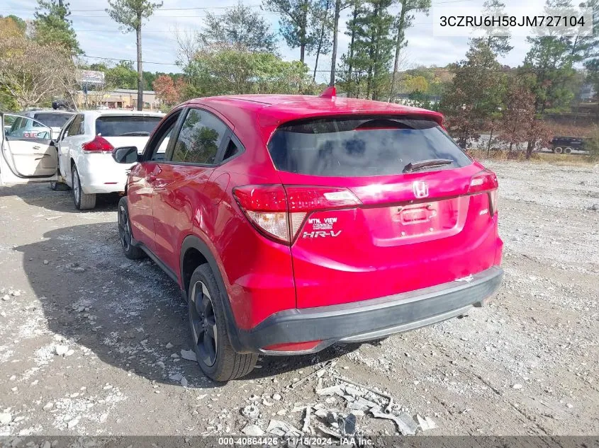 2018 Honda Hr-V Ex VIN: 3CZRU6H58JM727104 Lot: 40864426