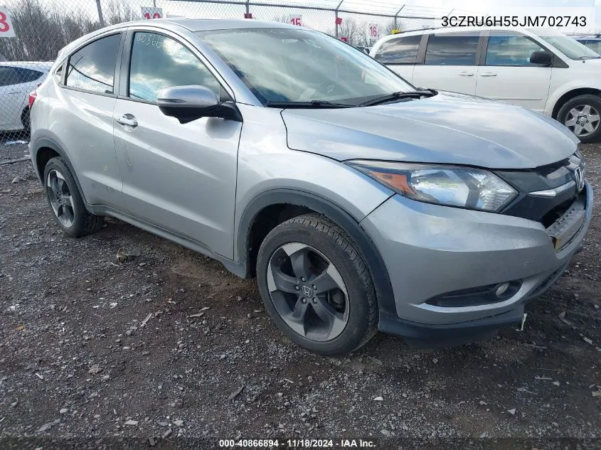 2018 Honda Hr-V Ex VIN: 3CZRU6H55JM702743 Lot: 40866894