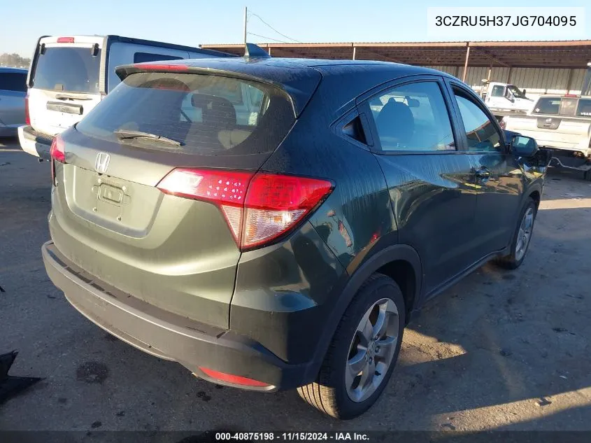 2018 Honda Hr-V Lx VIN: 3CZRU5H37JG704095 Lot: 40875198