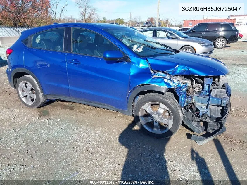 2018 Honda Hr-V Lx VIN: 3CZRU6H35JG725047 Lot: 40913342