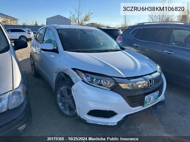 2019 Honda Hr-V Lx VIN: 3CZRU6H38KM106820 Lot: 20179368