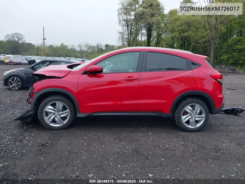 3CZRU6H56KM726017 2019 Honda Hr-V Ex