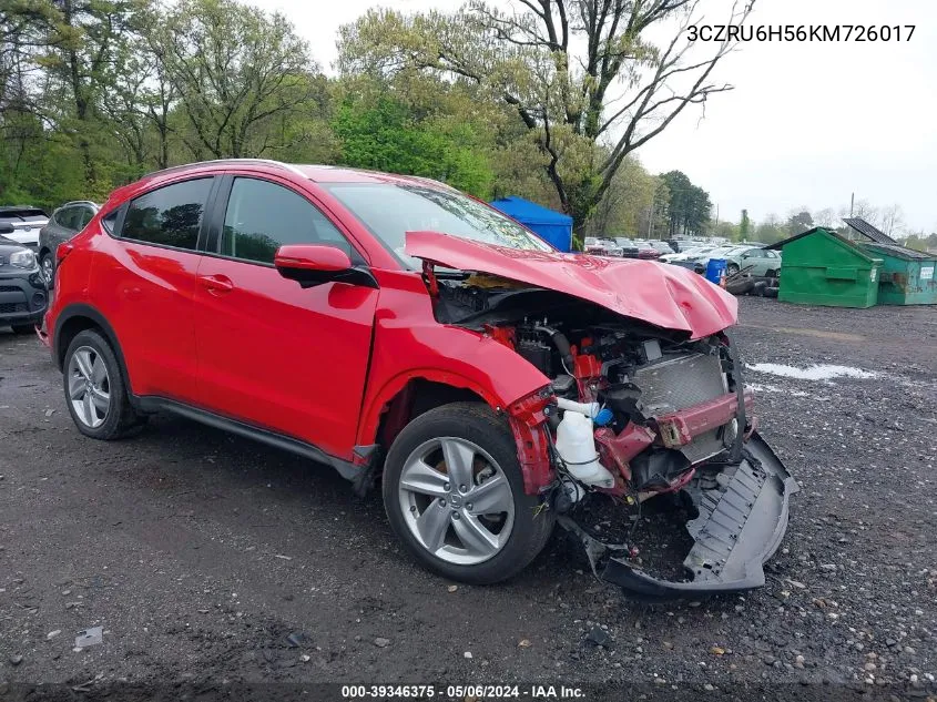 3CZRU6H56KM726017 2019 Honda Hr-V Ex