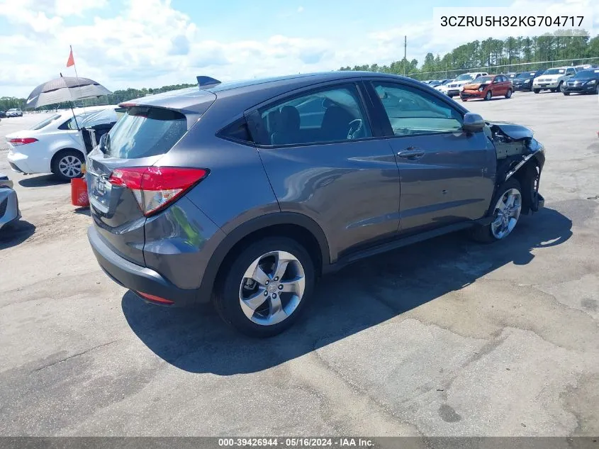 2019 Honda Hr-V Lx VIN: 3CZRU5H32KG704717 Lot: 39426944