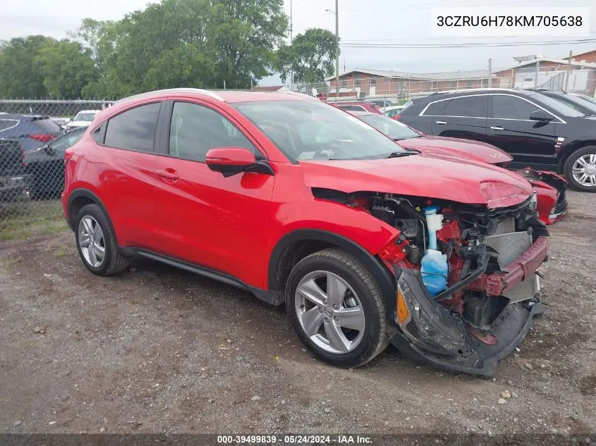 3CZRU6H78KM705638 2019 Honda Hr-V Ex-L