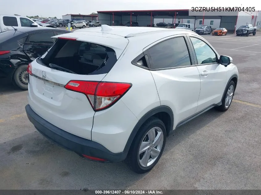 3CZRU5H51KM704405 2019 Honda Hr-V Ex