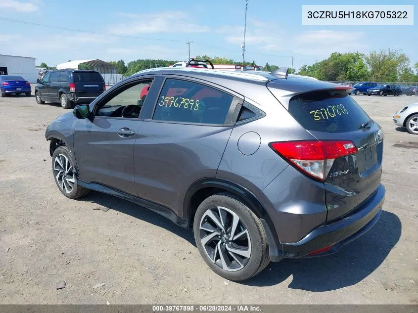 3CZRU5H18KG705322 2019 Honda Hr-V Sport