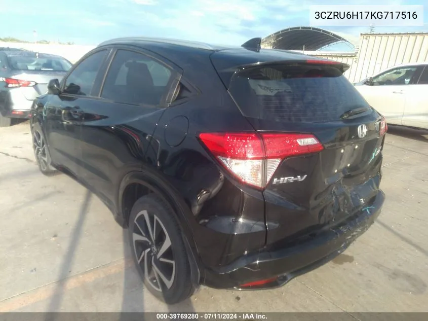 2019 Honda Hr-V Sport VIN: 3CZRU6H17KG717516 Lot: 39769280