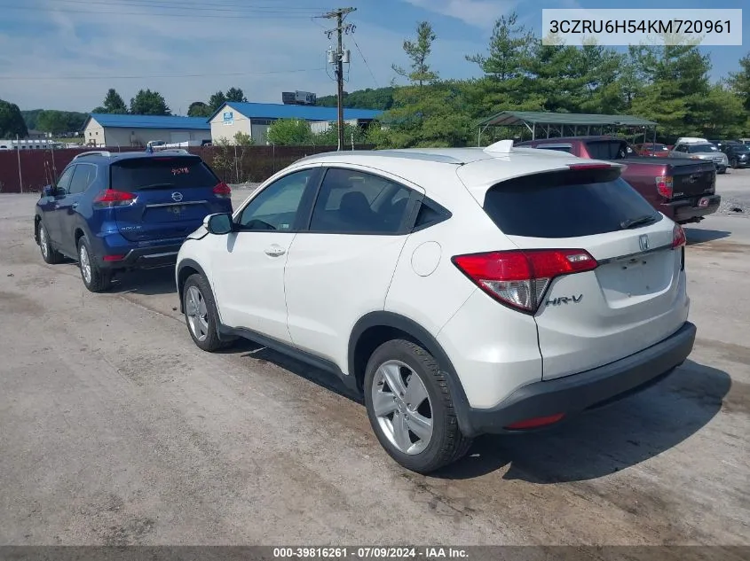 2019 Honda Hr-V Ex VIN: 3CZRU6H54KM720961 Lot: 39816261