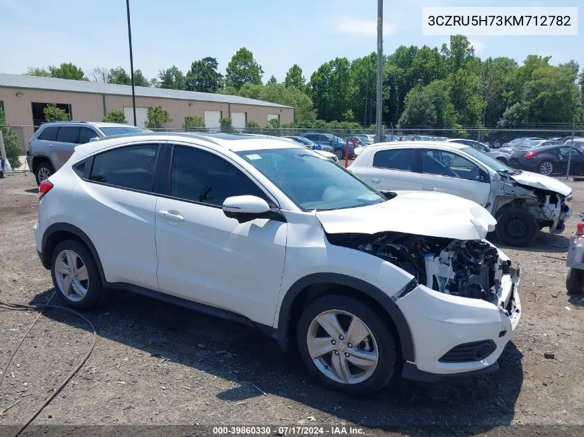 3CZRU5H73KM712782 2019 Honda Hr-V Ex-L