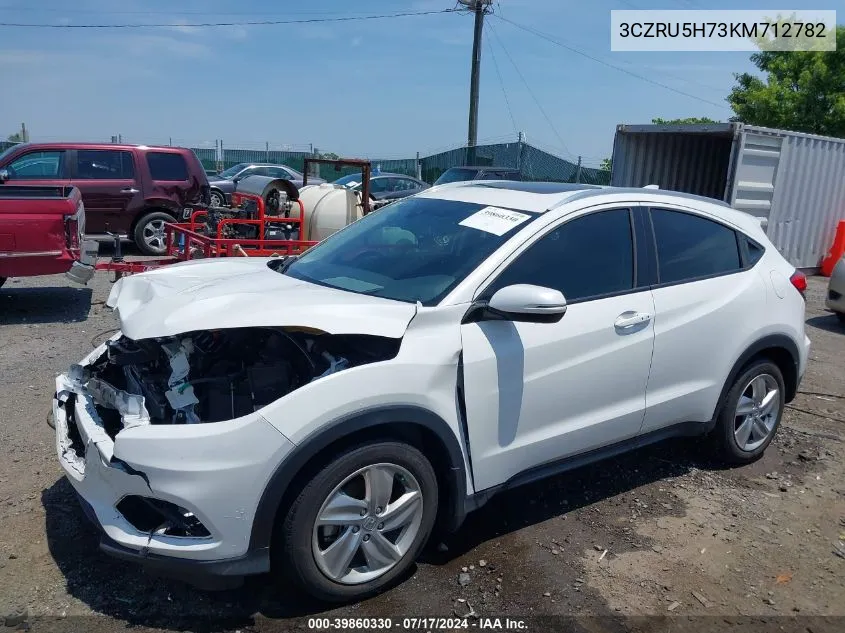 3CZRU5H73KM712782 2019 Honda Hr-V Ex-L