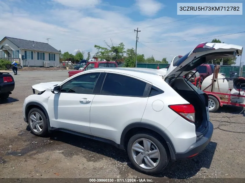 3CZRU5H73KM712782 2019 Honda Hr-V Ex-L