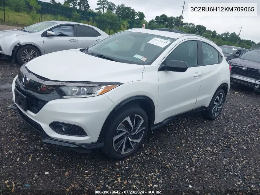 2019 Honda Hr-V Sport VIN: 3CZRU6H12KM709065 Lot: 39879642