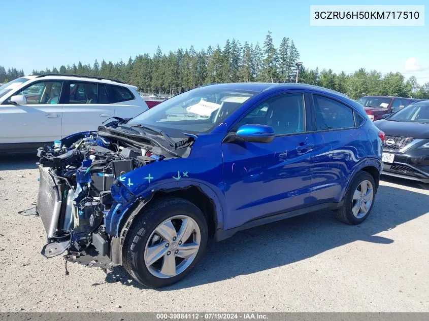 3CZRU6H50KM717510 2019 Honda Hr-V Ex