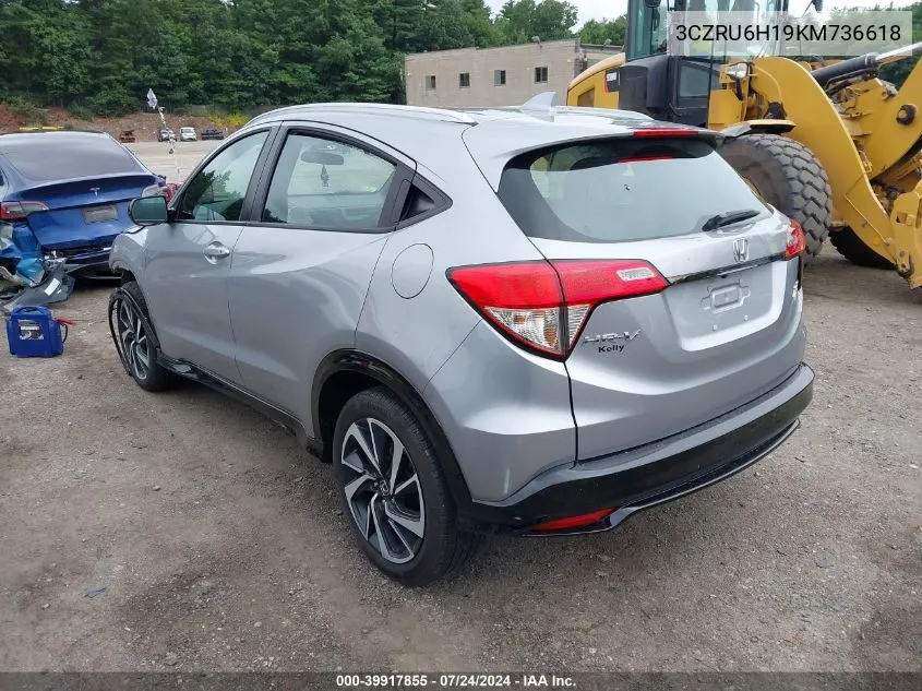 2019 Honda Hr-V Sport VIN: 3CZRU6H19KM736618 Lot: 39917855