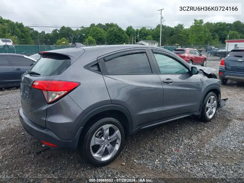 3CZRU6H36KG724166 2019 Honda Hr-V Lx