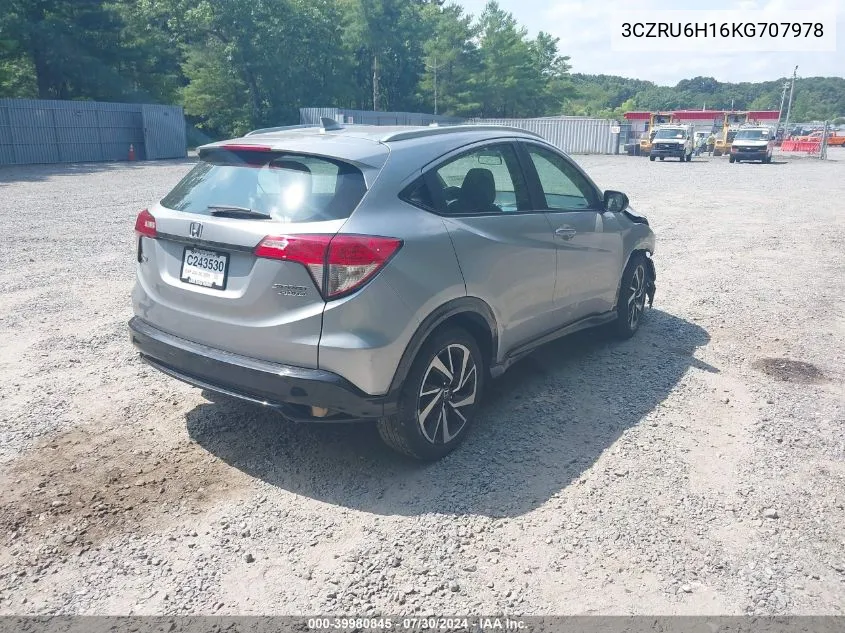 3CZRU6H16KG707978 2019 Honda Hr-V Sport