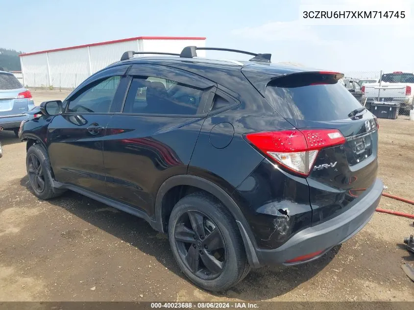 3CZRU6H7XKM714745 2019 Honda Hr-V Ex-L