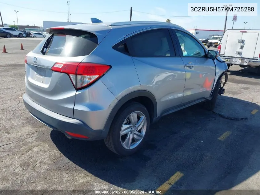 2019 Honda Hr-V Ex VIN: 3CZRU5H57KM725288 Lot: 40036182