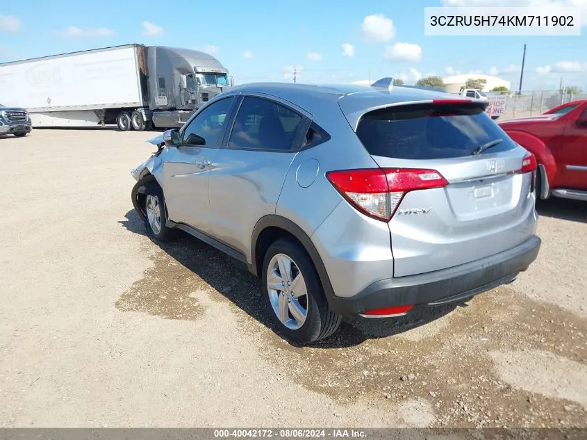 3CZRU5H74KM711902 2019 Honda Hr-V Ex-L