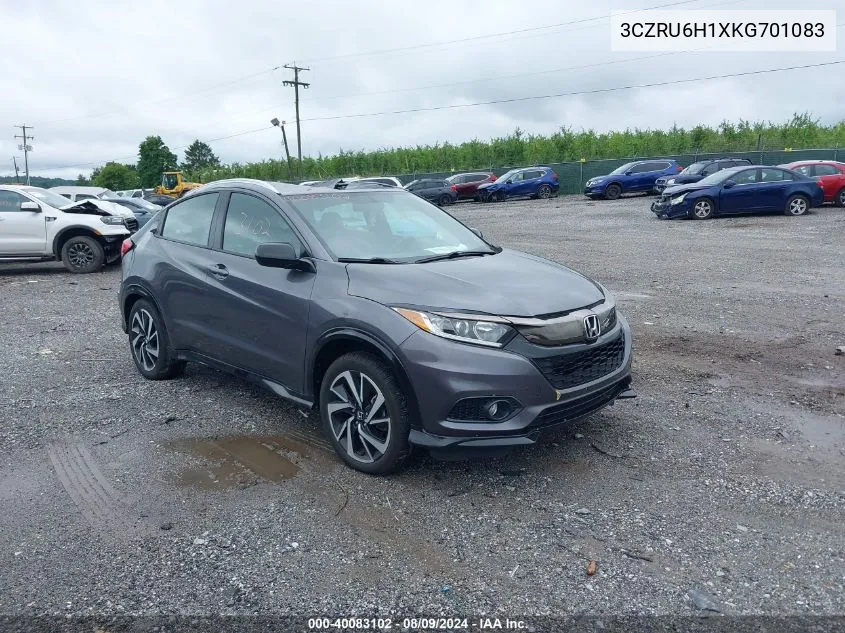 2019 Honda Hr-V Sport VIN: 3CZRU6H1XKG701083 Lot: 40083102