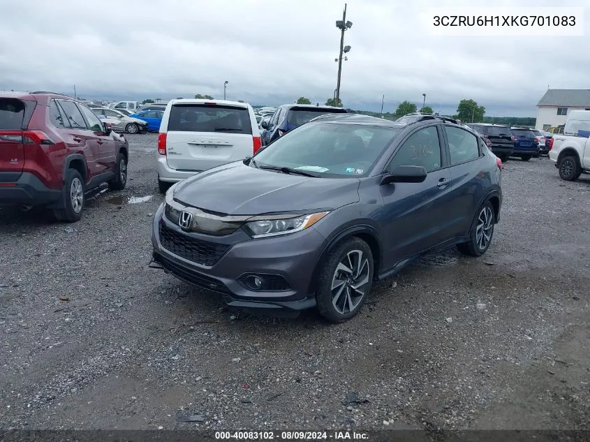 2019 Honda Hr-V Sport VIN: 3CZRU6H1XKG701083 Lot: 40083102