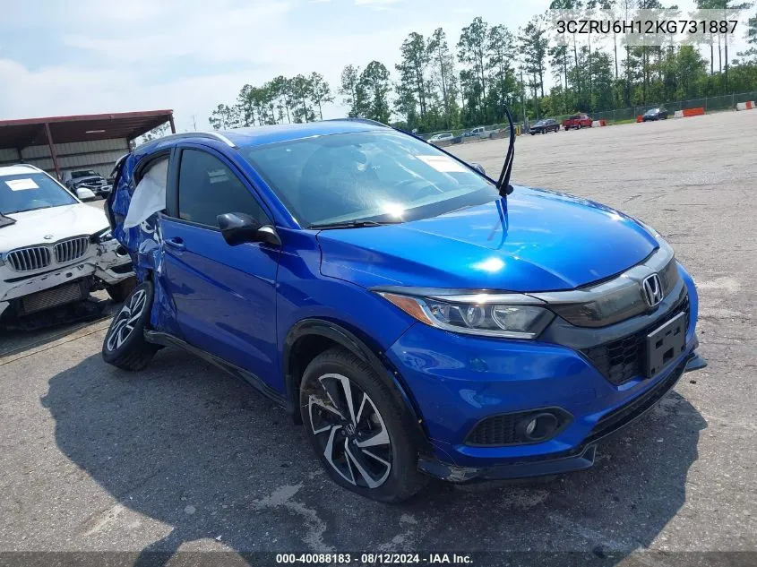 3CZRU6H12KG731887 2019 Honda Hr-V Sport