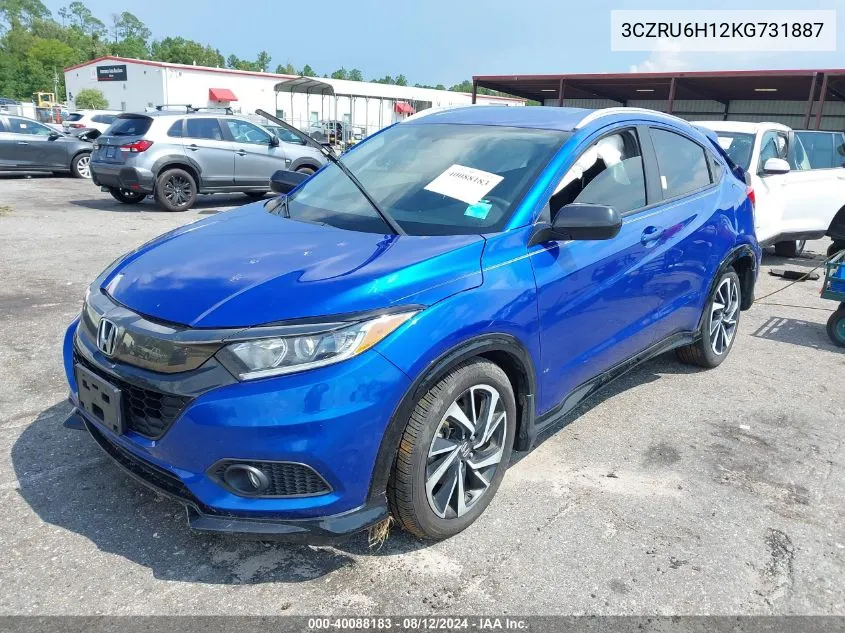 3CZRU6H12KG731887 2019 Honda Hr-V Sport