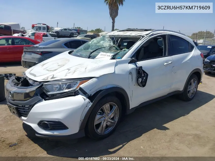 2019 Honda Hr-V Ex VIN: 3CZRU6H57KM719609 Lot: 40187682