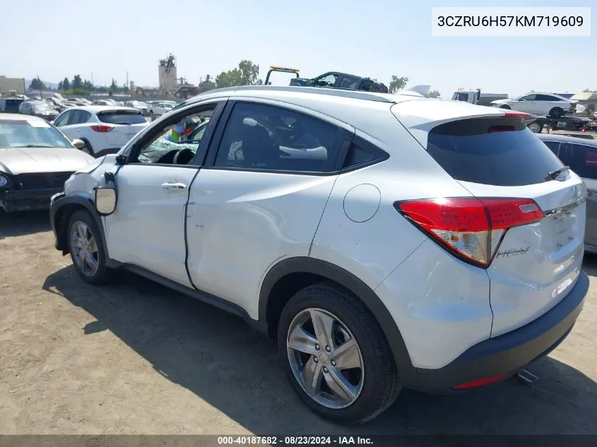 2019 Honda Hr-V Ex VIN: 3CZRU6H57KM719609 Lot: 40187682