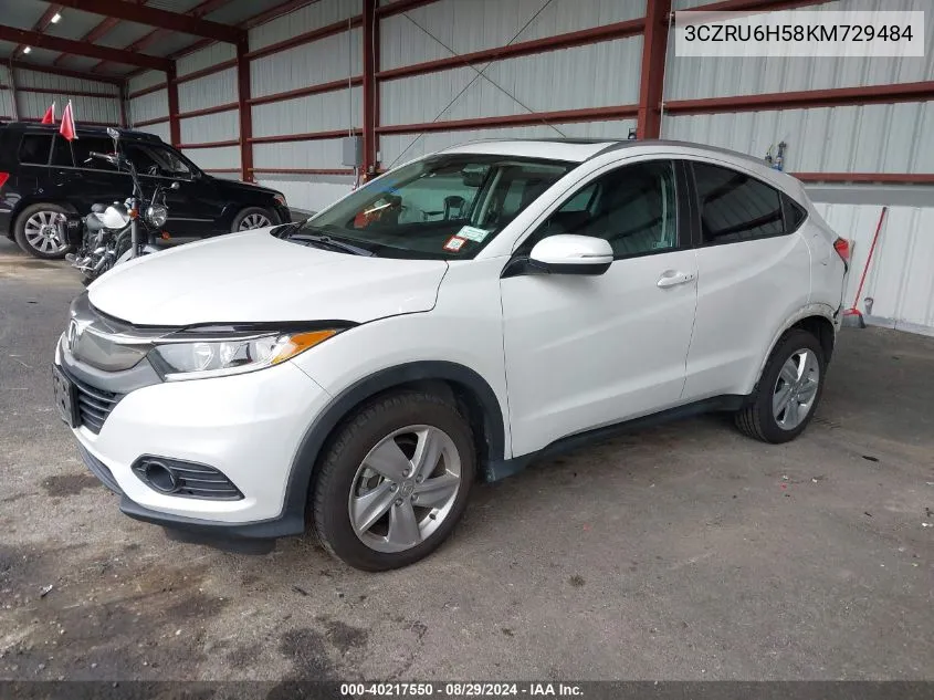 2019 Honda Hr-V Ex VIN: 3CZRU6H58KM729484 Lot: 40217550