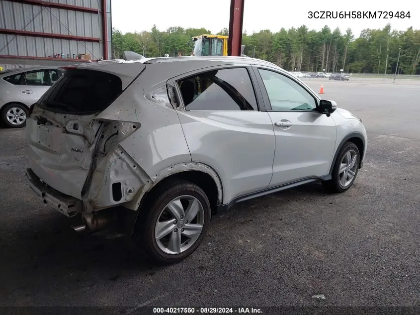 3CZRU6H58KM729484 2019 Honda Hr-V Ex