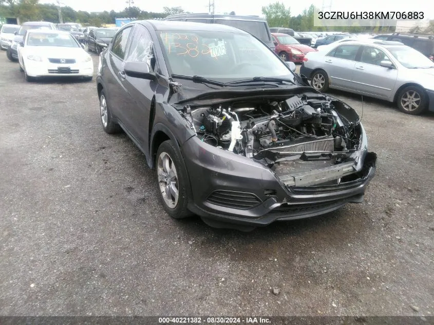 3CZRU6H38KM706883 2019 Honda Hr-V Lx