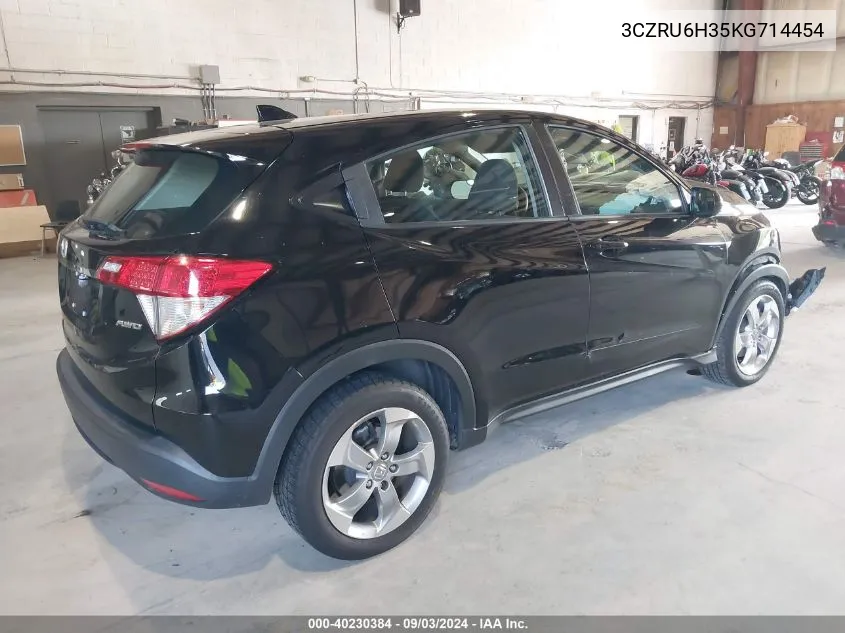 2019 Honda Hr-V Lx VIN: 3CZRU6H35KG714454 Lot: 40230384