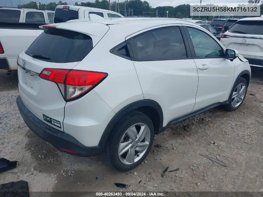 2019 Honda Hr-V Ex VIN: 3CZRU5H58KM716132 Lot: 40263493