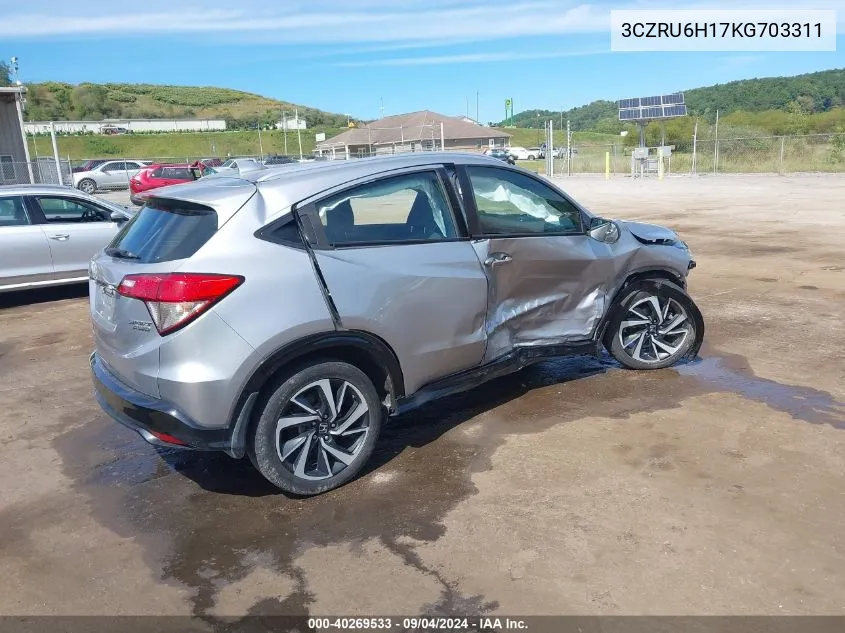 2019 Honda Hr-V Sport VIN: 3CZRU6H17KG703311 Lot: 40269533