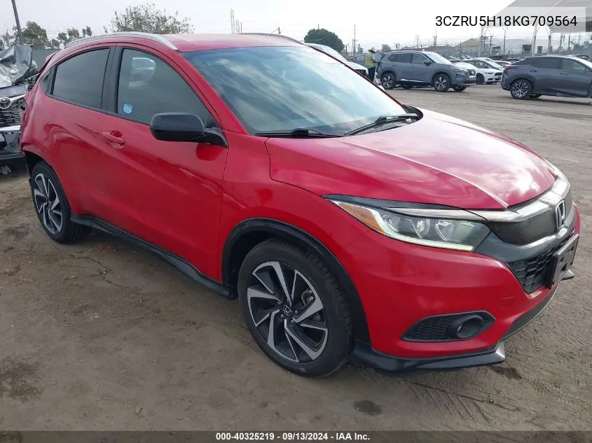 2019 Honda Hr-V Sport VIN: 3CZRU5H18KG709564 Lot: 40325219