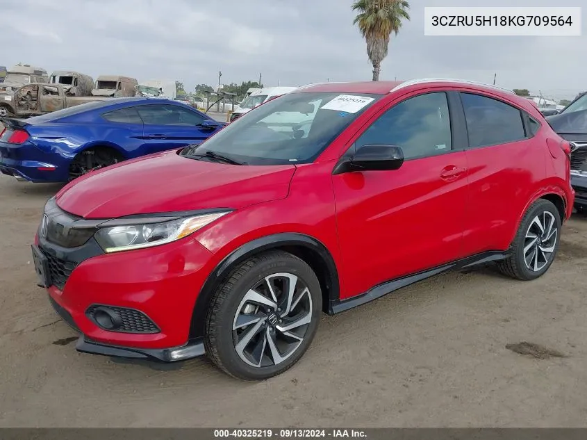 2019 Honda Hr-V Sport VIN: 3CZRU5H18KG709564 Lot: 40325219