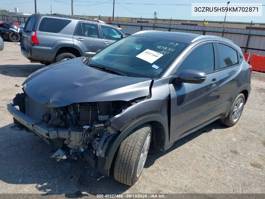 2019 Honda Hr-V Ex VIN: 3CZRU5H59KM702871 Lot: 40327468