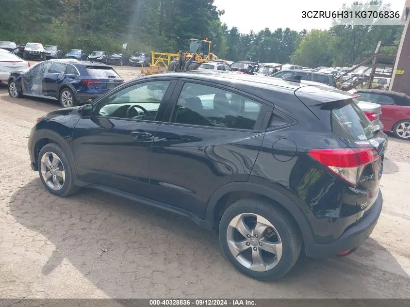 3CZRU6H31KG706836 2019 Honda Hr-V Lx