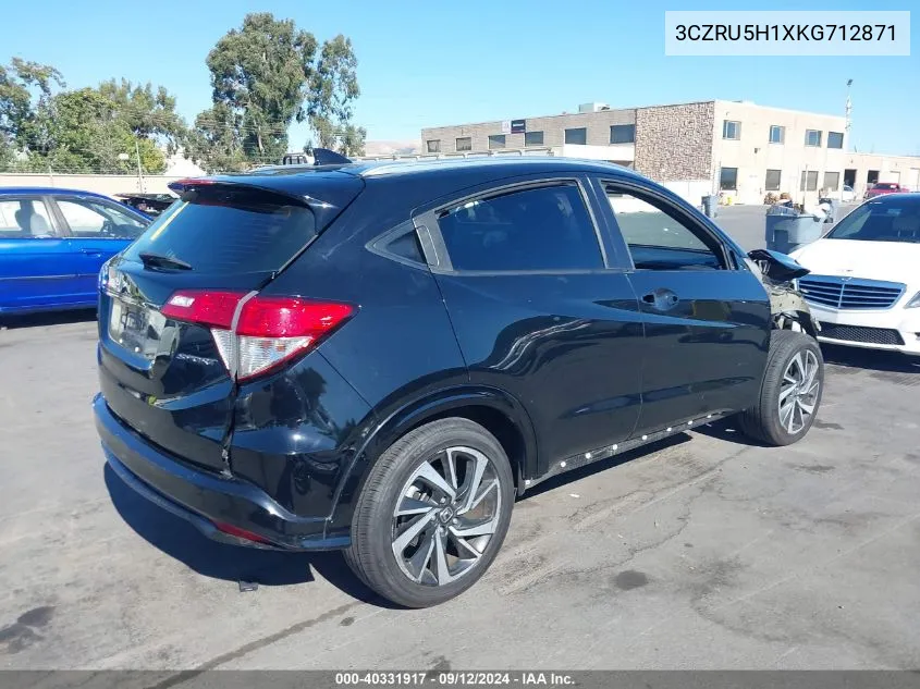 2019 Honda Hr-V Sport VIN: 3CZRU5H1XKG712871 Lot: 40331917