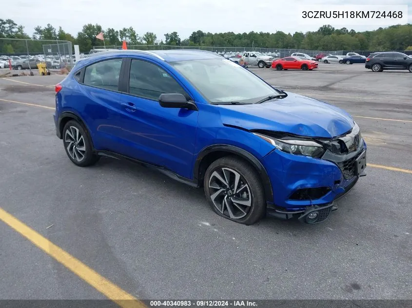 2019 Honda Hr-V Sport VIN: 3CZRU5H18KM724468 Lot: 40340983