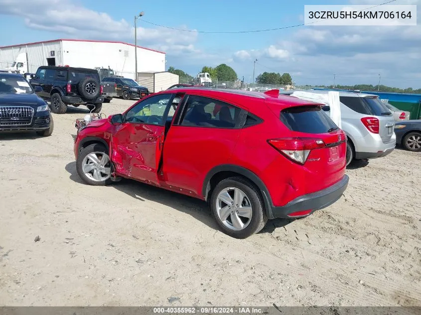 3CZRU5H54KM706164 2019 Honda Hr-V Ex